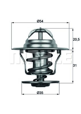 BTT-TX 15 87D VW GOLFIV POLO CLS T4 1.9 TDI TERMOSTAT 044121113